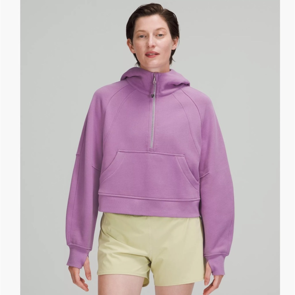 LULULEMON SCUBA OVERSIZED 1/2 ZIP HOODIE